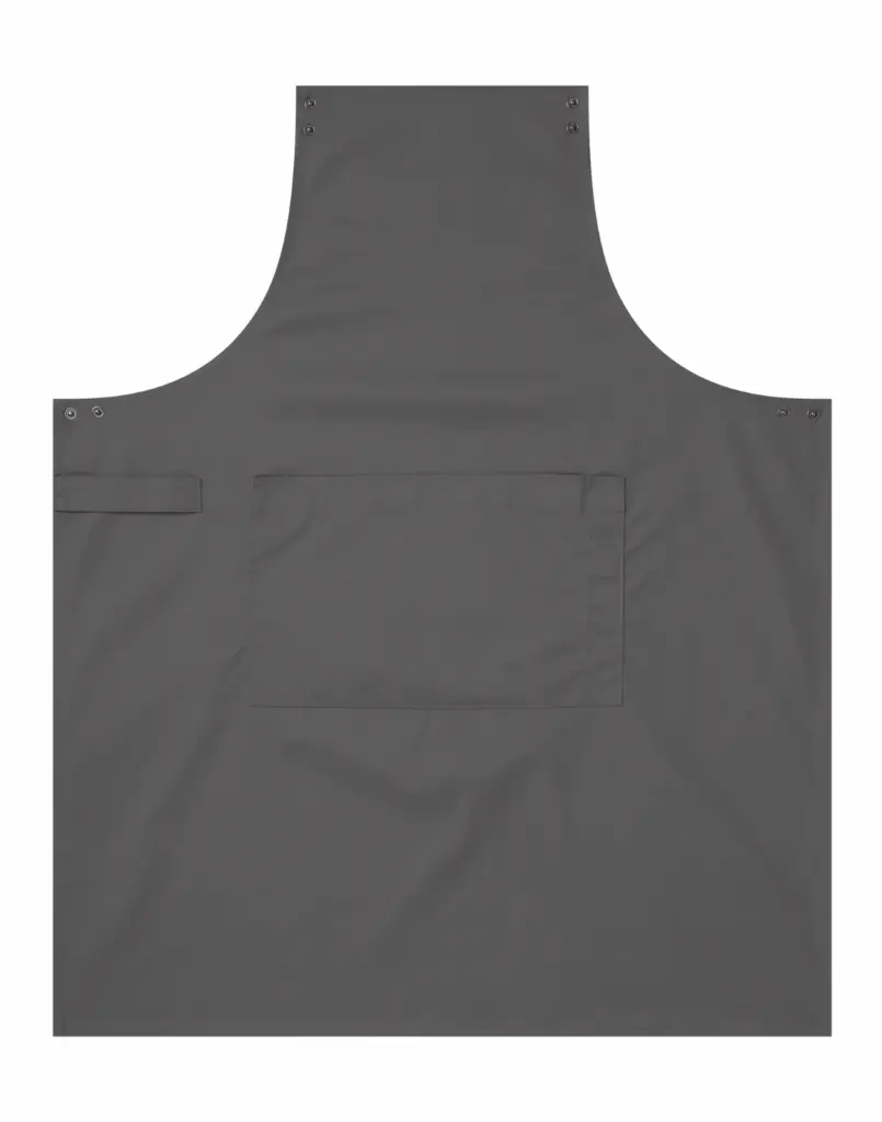 PS_PR190-FF_DARKGREY - Hidalgo-werbeartikel Swap & Pop schort zonder riempjes, dark grey — productfoto 6