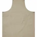 PS_PR190-FF_KHAKI - Hidalgo-werbeartikel Swap & Pop schort zonder riempjes, khaki — productfoto 7