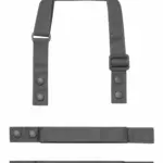 Schort riempjes, dark grey — productfoto 6