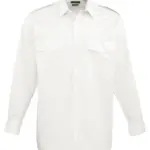 Pilot Long Sleeved Shirt, white — productfoto 2