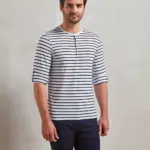 PR218-2_2024 - Hidalgo-werbeartikel Long John - Men's roll sleeve T-shirt