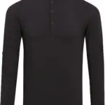 Long John - Men's roll sleeve T-shirt, black — productfoto 6