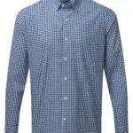 Overhemd met grote vichyruiten, navy / white — productfoto 5
