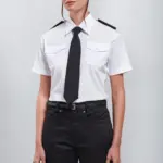 Ladies Pilot Short Sleeved Shirt — productfoto 2