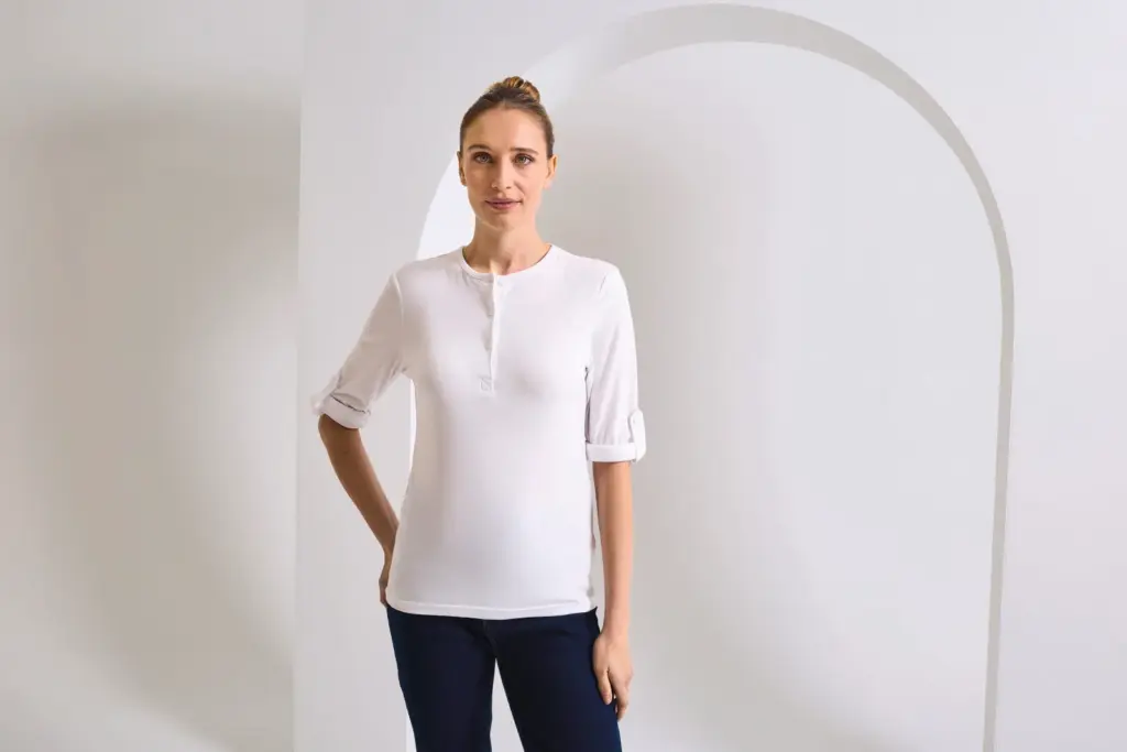 Long John - Women's roll sleeve T-shirt — productfoto 4