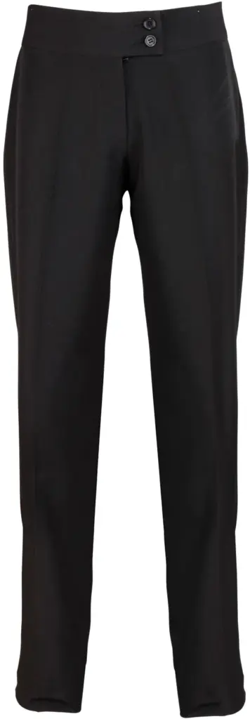 PS_PR536_BLACK - Hidalgo-werbeartikel Pantalon met rechte pijpen "Iris", black — productfoto 4