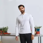 Coolchecker Essential kokspolo met lange mouwen — productfoto 3