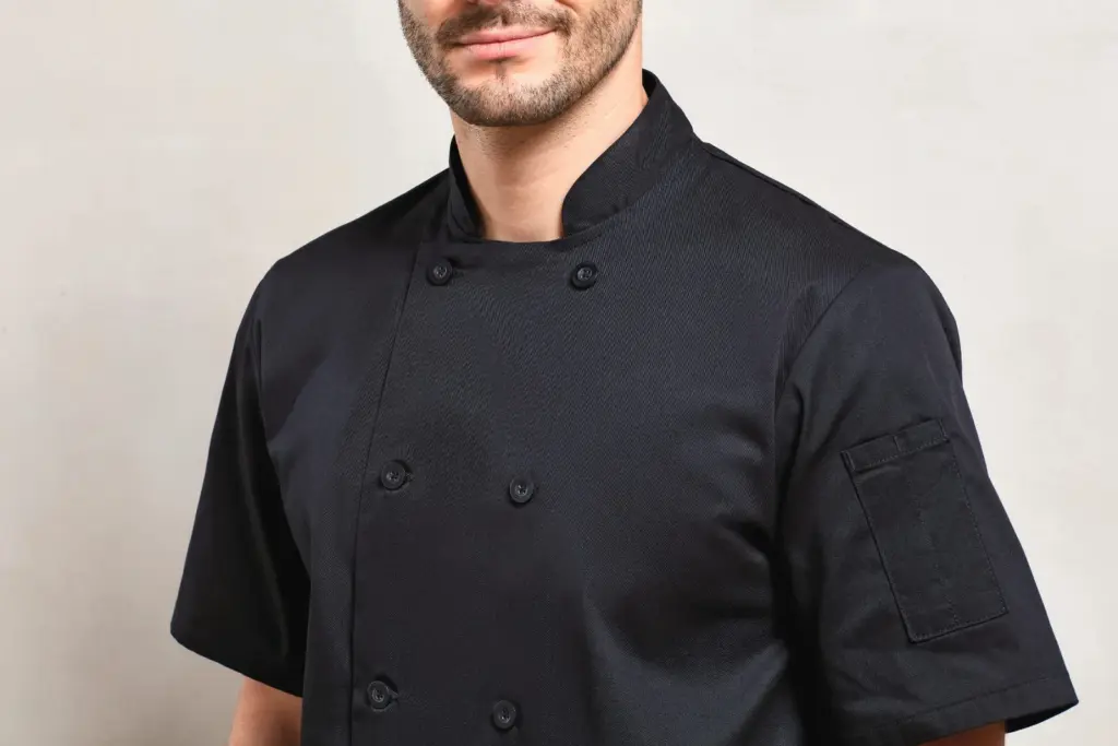 Short Sleeve Chefs Jacket — productfoto 2