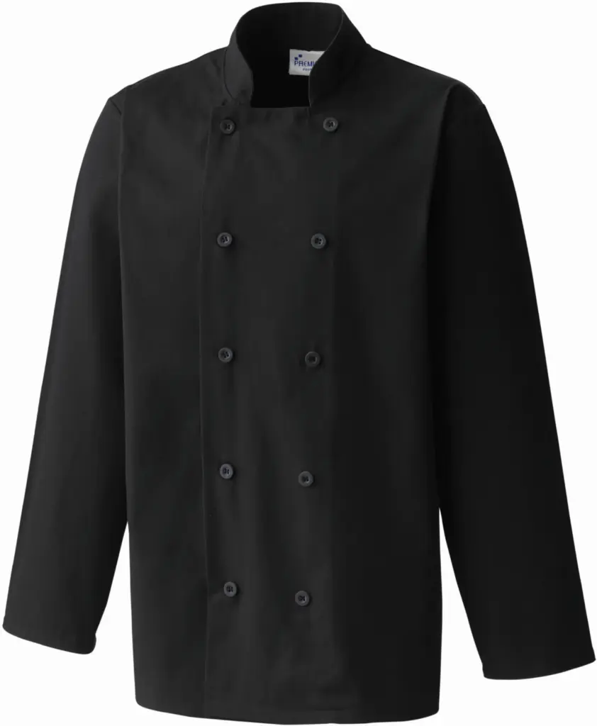 PS_PR657_BLACK - Hidalgo-werbeartikel Chefs Jacket, black — productfoto 4