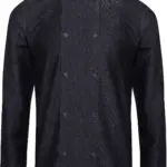 Denim koksjas, black denim — productfoto 6