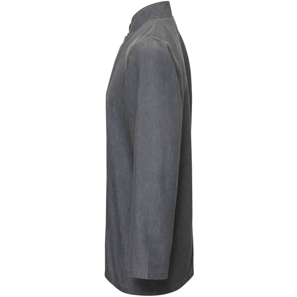 PS_PR660-S_GREYDENIM - Hidalgo-werbeartikel Denim koksjas, grey denim — productfoto 6