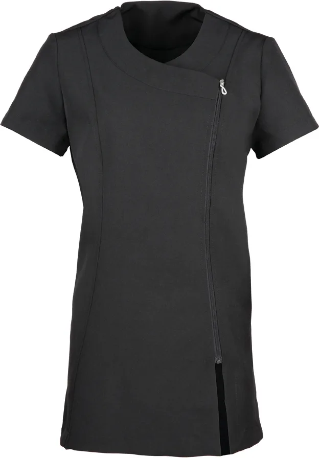 PS_PR686_BLACK-BLACK - Hidalgo-werbeartikel 'Camellia' Beauty & Spa Tuniek, black / black — productfoto 5