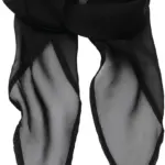 Ladies Chiffon Sjaal, black — productfoto 2