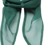 Ladies Chiffon Sjaal, bottle green — productfoto 3