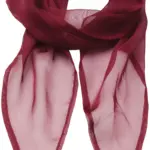 Ladies Chiffon Sjaal, burgundy — productfoto 4