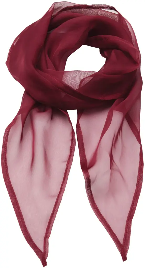 PS_PR740_BURGUNDY - Hidalgo-werbeartikel Ladies Chiffon Sjaal, burgundy — productfoto 4