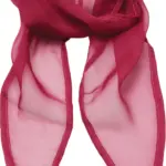 Ladies Chiffon Sjaal, hot pink — productfoto 5