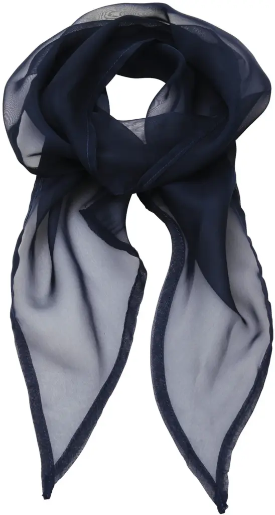PS_PR740_NAVY - Hidalgo-werbeartikel Ladies Chiffon Sjaal, navy — productfoto 15