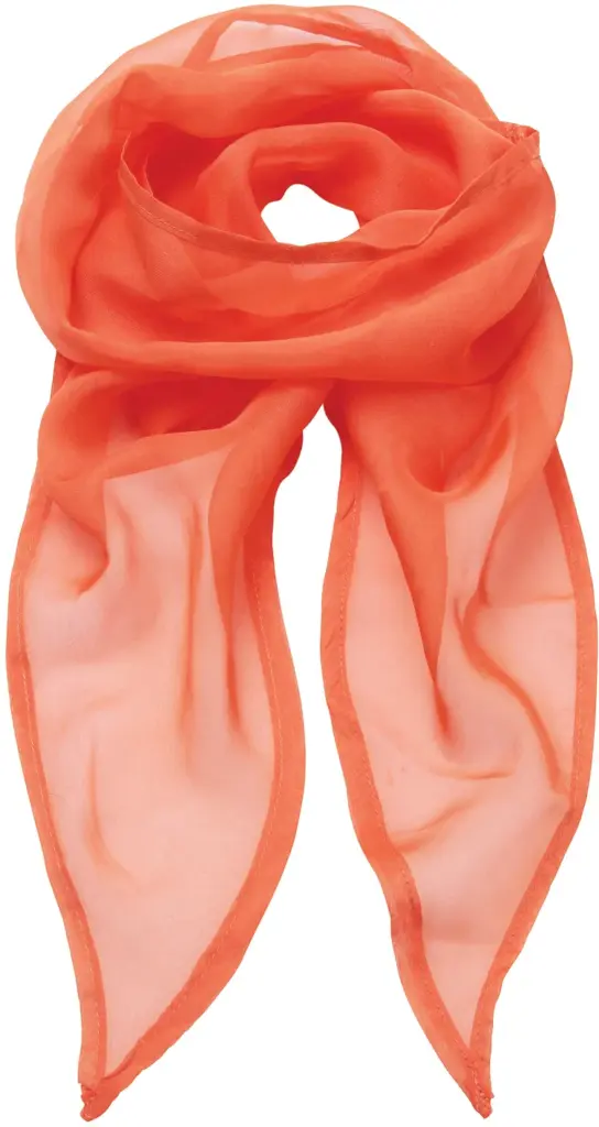 PS_PR740_ORANGE - Hidalgo-werbeartikel Ladies Chiffon Sjaal, orange — productfoto 16