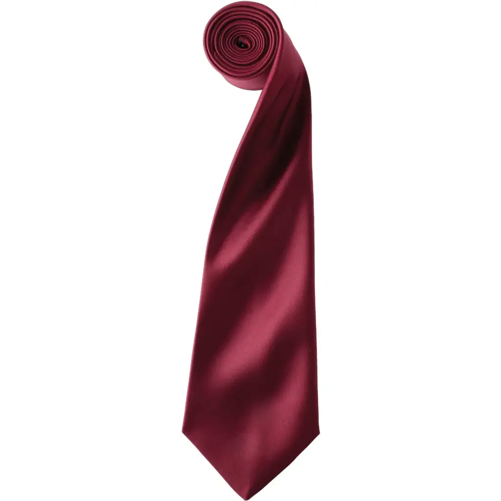 PS_PR750_BURGUNDY - Hidalgo-werbeartikel Satijnen stropdas, burgundy — productfoto 6