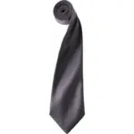 PS_PR750_DARKGREY - Hidalgo-werbeartikel Satijnen stropdas, dark grey — productfoto 7