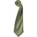 PS_PR750_GREENOLIVE - Hidalgo-werbeartikel Satijnen stropdas, green olive — productfoto 9