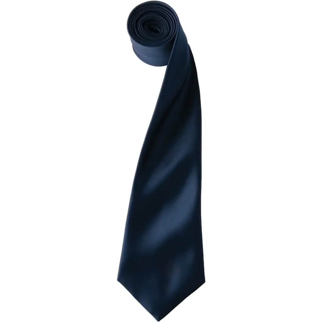 PS_PR750_NAVY - Hidalgo-werbeartikel Satijnen stropdas, navy — productfoto 16