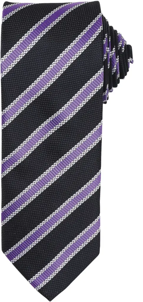 PR783-15_2018-2 - Hidalgo-werbeartikel Stropdas "Waffle Stripe" — productfoto 3