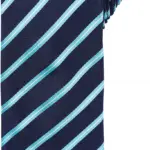 Stropdas "Sports Stripe", navy / turquoise — productfoto 6