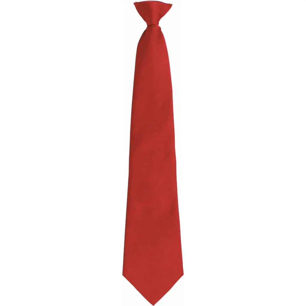 PS_PR785_RED - Hidalgo-werbeartikel "Colours" Stropdas met clip — productfoto 7