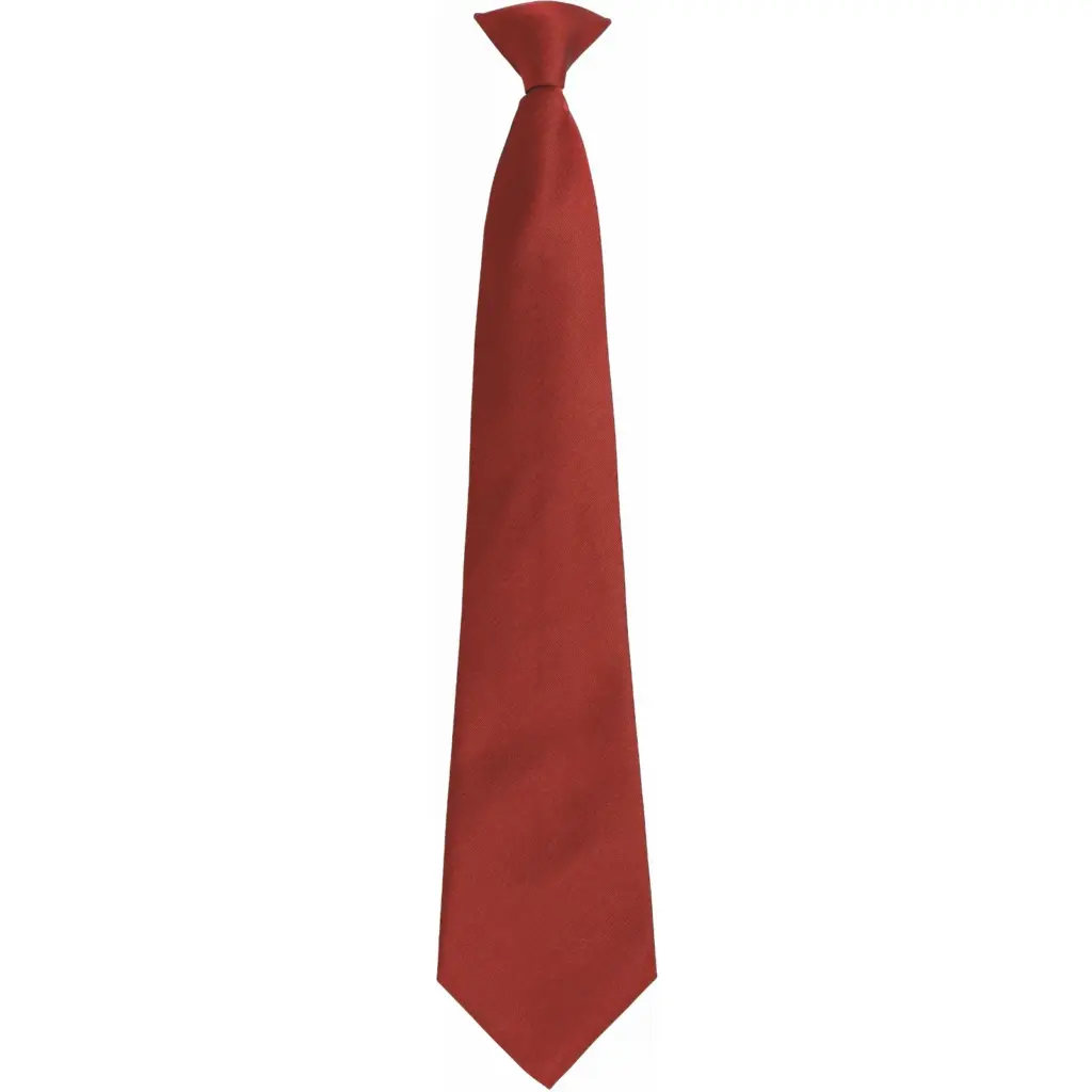 PS_PR785_BURGUNDY - Hidalgo-werbeartikel "Colours" Stropdas met clip, burgundy — productfoto 4