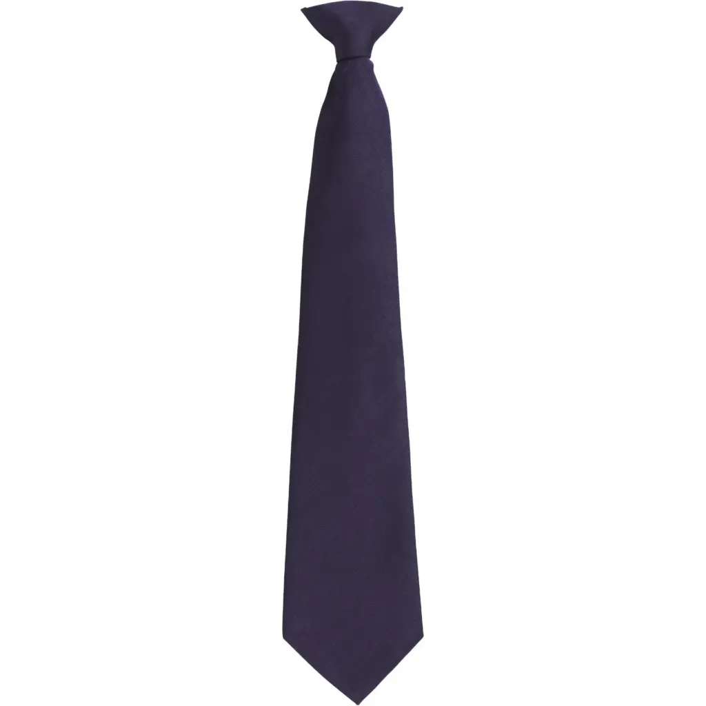 PS_PR785_NAVY - Hidalgo-werbeartikel "Colours" Stropdas met clip, navy — productfoto 6
