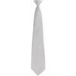 PS_PR785_SILVER - Hidalgo-werbeartikel "Colours" Stropdas met clip, silver — productfoto 8
