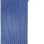 Smalle gebreide stropdas, mid blue — productfoto 3