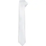 PS_PR793_WHITE - Hidalgo-werbeartikel Smalle stropdas, white — productfoto 8