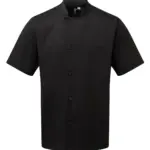 Koksjasje met korte mouwen “Essential”, black — productfoto 5