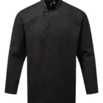 Koksjasje met lange mouwen “Essential”, black — productfoto 5
