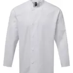 PS_PR901_WHITE - Hidalgo-werbeartikel Koksjasje met lange mouwen “Essential”, white — productfoto 6