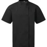 Coolchecker® koksjas met korte mouwen, black — productfoto 5