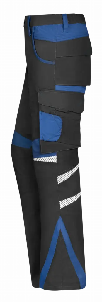 Werkbroek heren, anthracite / blue