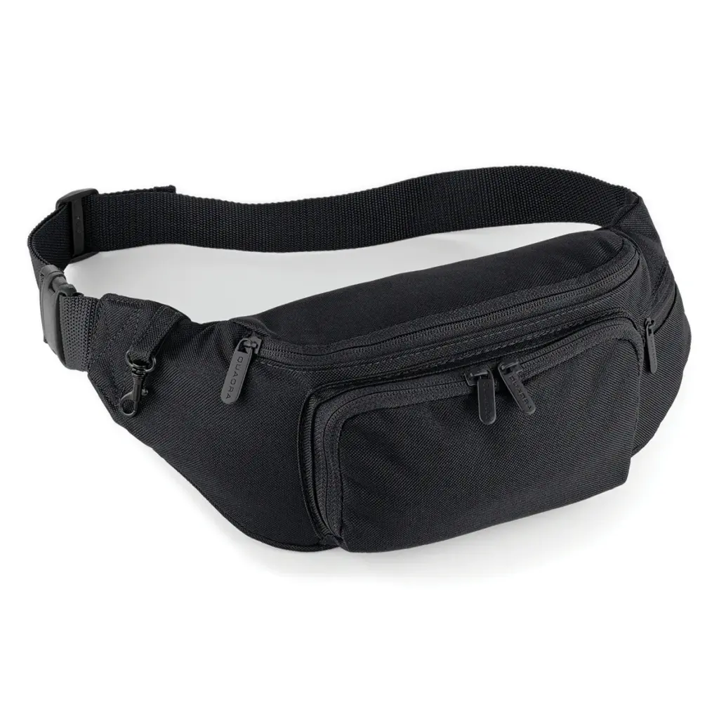 PS_QD12_BLACK - Hidalgo-werbeartikel Heuptasje, black — productfoto 5