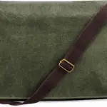 PS_QD610_VINTAGEMILITARYGREEN - Hidalgo-werbeartikel Vintage canvas schoudertas, vintage military green — productfoto 7