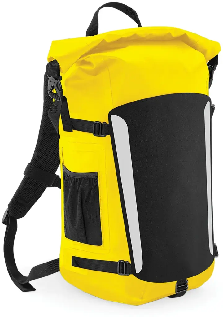 PS_QX625-FS_YELLOW-BLACK - Hidalgo SLX® 25 Liter Waterproof rugzak — productfoto 6