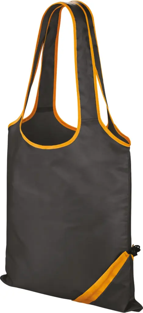 PS_R002X_BLACK-ORANGE - Hidalgo Shopper "compact", black / orange — productfoto 4