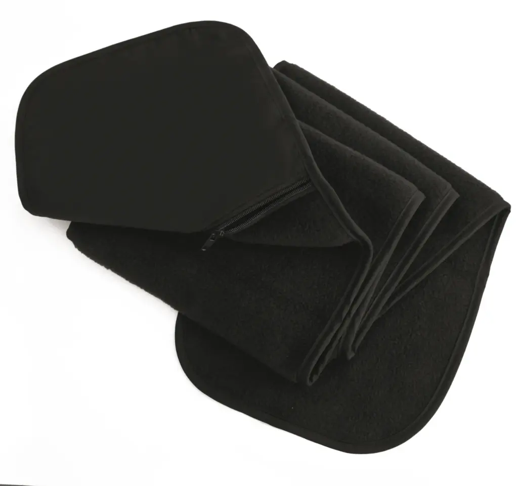 Polartherm™ Sjaal met ritszakje, black — productfoto 4