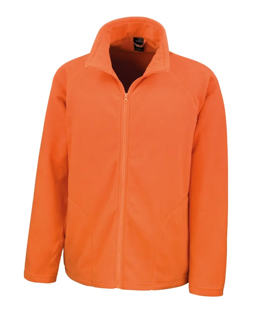 PS_R114_ORANGE - Hidalgo-werbeartikel MicroFleece Vest, orange — productfoto 8