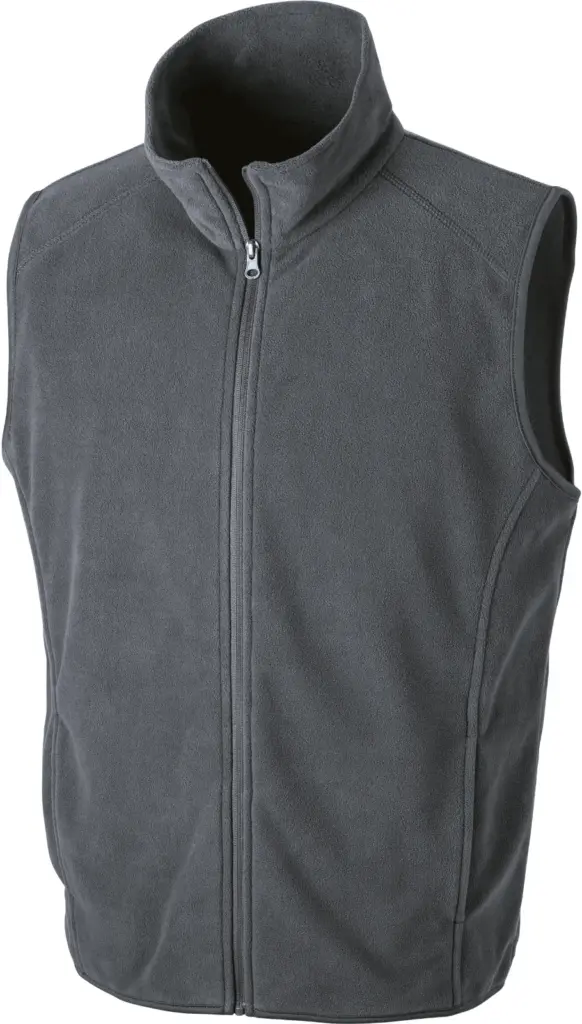 Micro fleece gilet, charcoal — productfoto 6