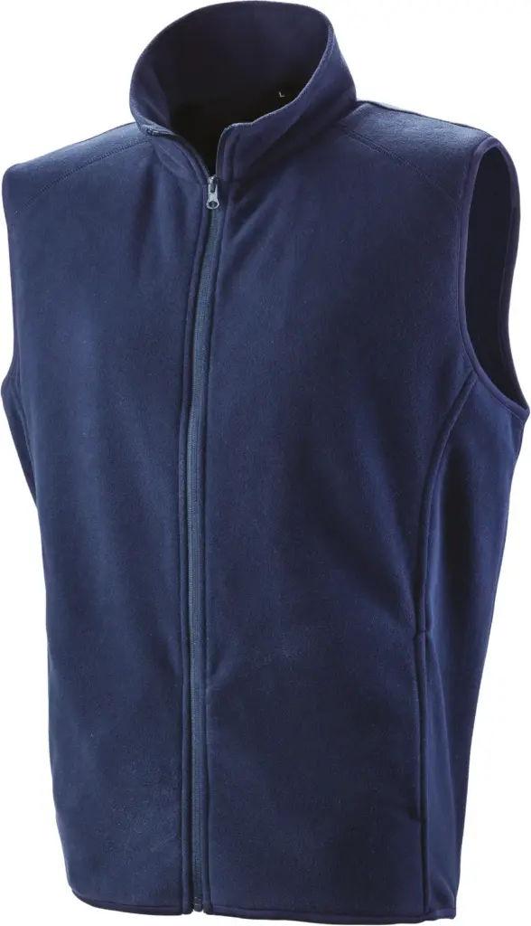 Micro fleece gilet, navy — productfoto 8