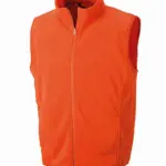 Micro fleece gilet, orange — productfoto 9