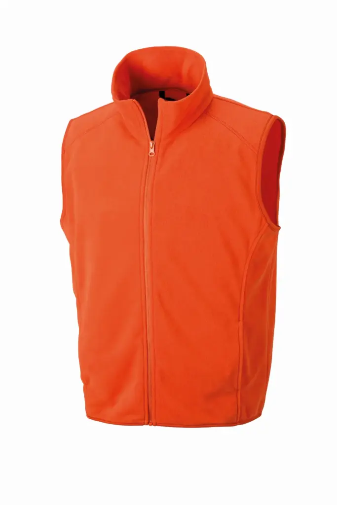 Micro fleece gilet, orange — productfoto 9